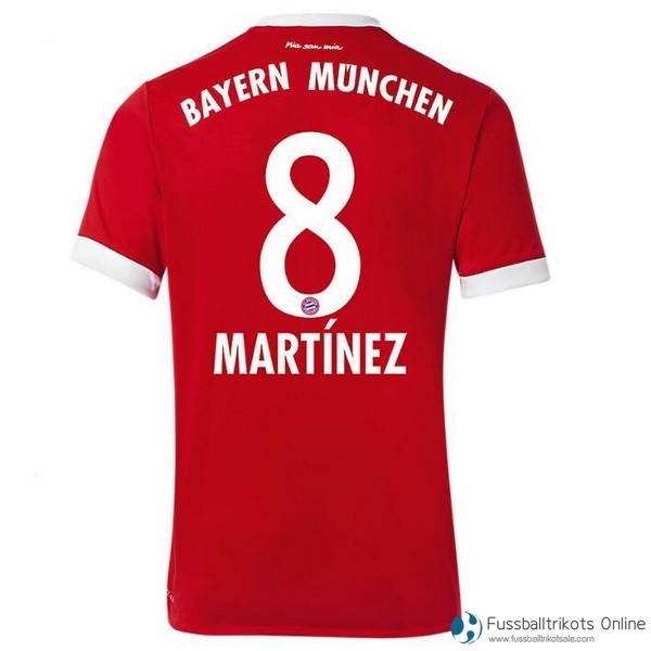 Bayern München Trikot Heim Martinez 2017-18 Fussballtrikots Günstig